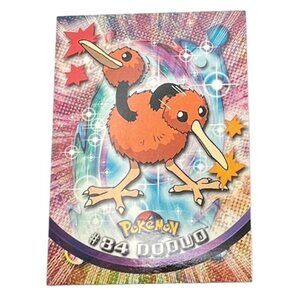 Doduo Pokemon Card Topps #84 TV Animation Edition Series Blue Logo